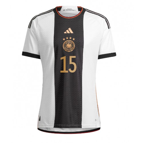 Tyskland Niklas Sule #15 Replika Hjemmebanetrøje VM 2022 Kortærmet